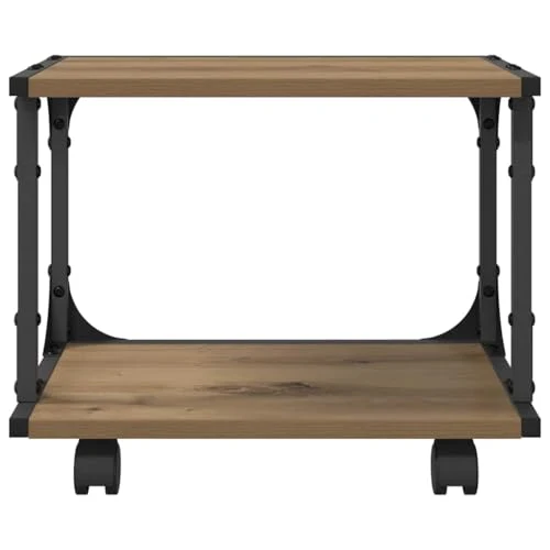 vidaXL Druckerständer Artisan-Eiche 41 x 28 x 33,5 cm Holzwerkstoff