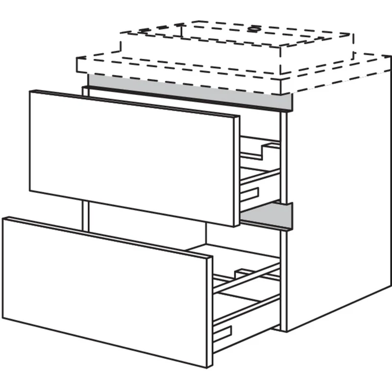 nobilia Waschtischschrank NBWSA45-63 45 cm