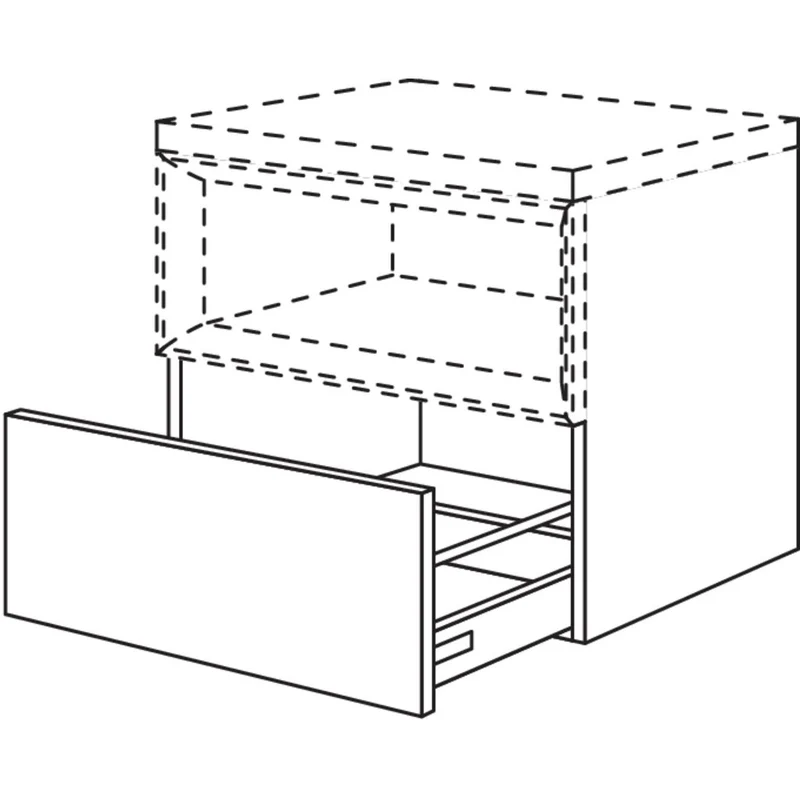 nobilia Auszugschrank für Regaleinsatz Case BUACO80-58 80 cm