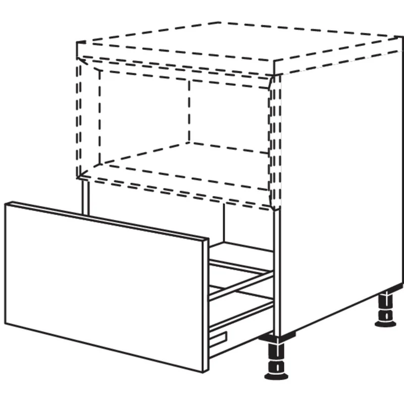 nobilia Auszugschrank für Regaleinsatz Case UAC45 45 cm