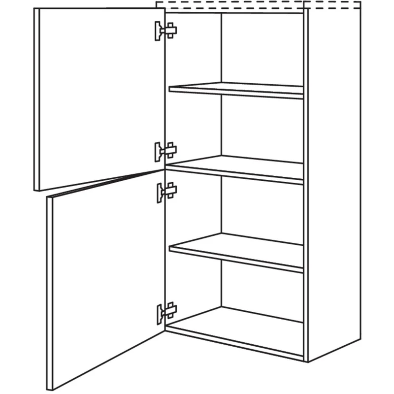nobilia Midischrank BM2TM50-130 50 cm