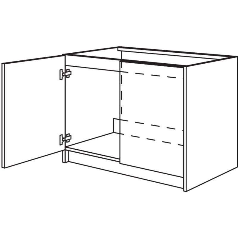 nobilia Spülen-Umbauschrank SPUBF80 80 cm
