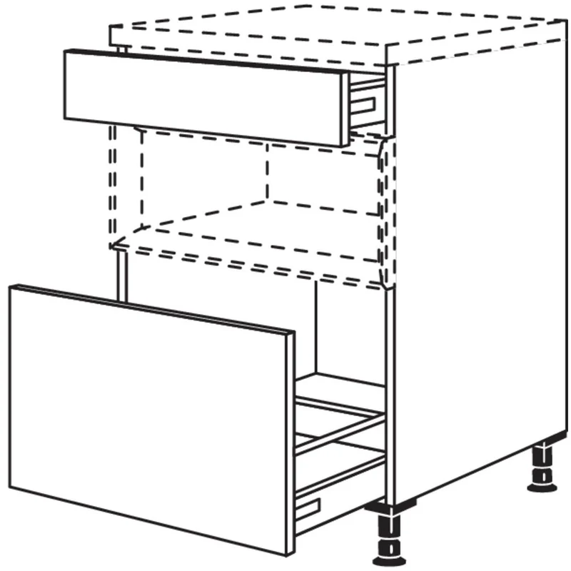 nobilia Maxi-Auszugschrank für Regaleinsatz Case USAC45-M 45 cm