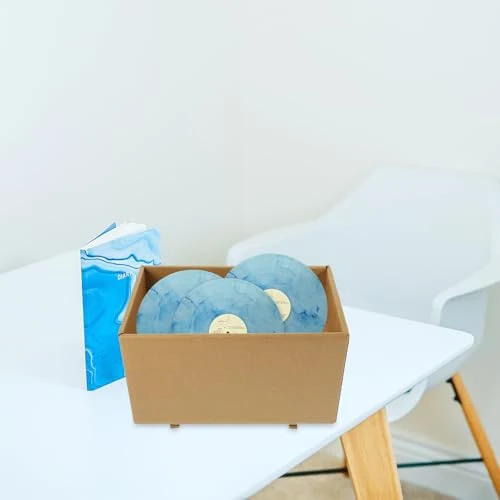 Homoyoyo Papier Aufbewahrungsboxen mit Deckel 2 Stück pack Große Kapazität Stilvolles und Schlichtes Design Praktischer Organizer für Büro und Schule