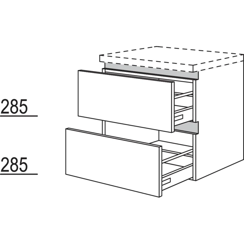 nobilia Auszugschrank NBU2A30-63 30 cm