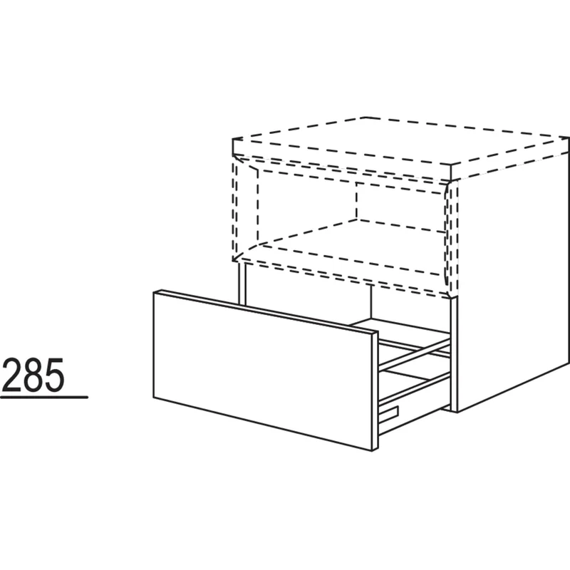 nobilia Auszugschrank für Regaleinsatz Case BUACO40-58 40 cm