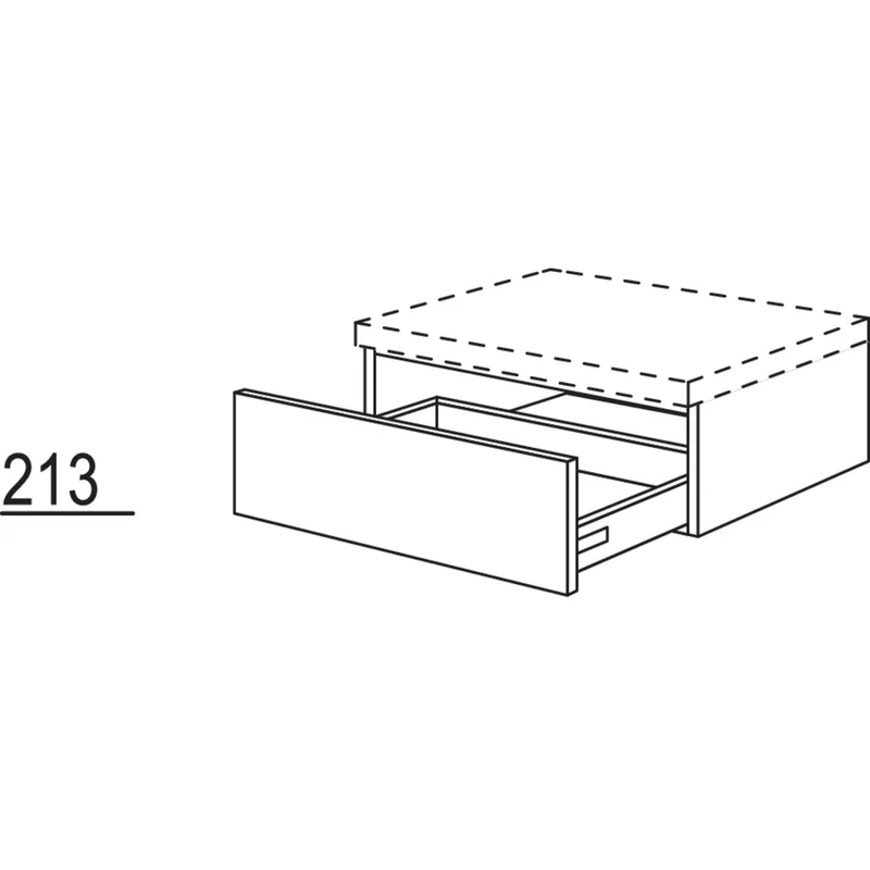 nobilia Schubkastenschrank USH60-22 60 cm
