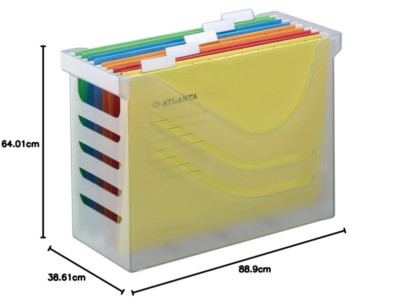 Djois, 2658026000 – Transparente A4 Hängeregisterbox 5 Euroflex