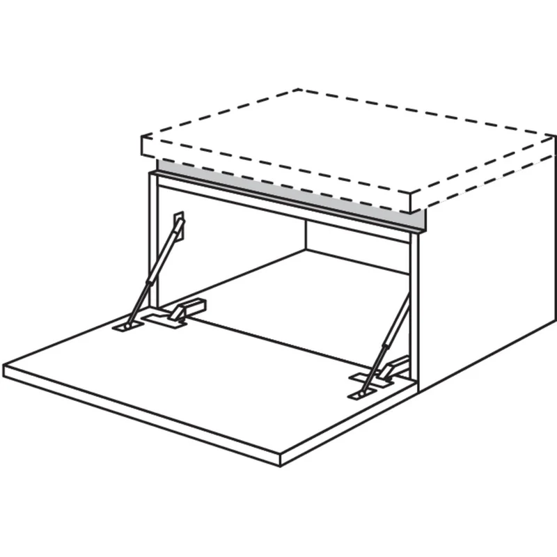 nobilia Unterschrank mit Barklappe NBUKB90-36 90 cm