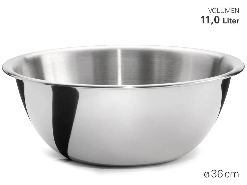 WEIS - Schüssel "Classic" aus Edelstahl - Durchmesser 36 cm
