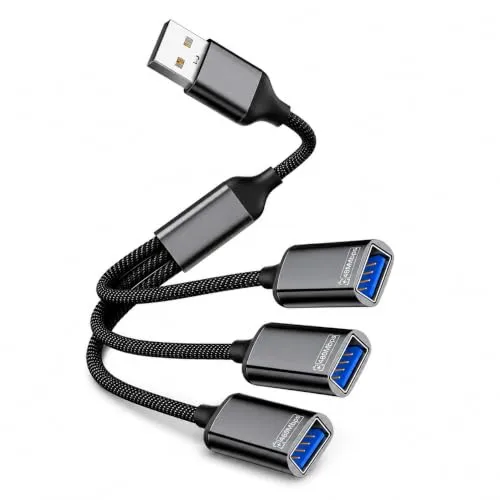 Avigers USB Splitter 1 auf 3 mit USB 3.0 und 2 USB 2.0 Ports