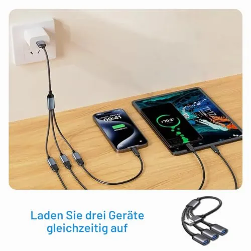 Avigers USB Splitter 1 auf 3 mit USB 3.0 und 2 USB 2.0 Ports