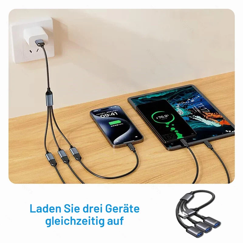 Avigers USB Splitter 1 auf 3 mit USB 3.0 und 2 USB 2.0 Ports