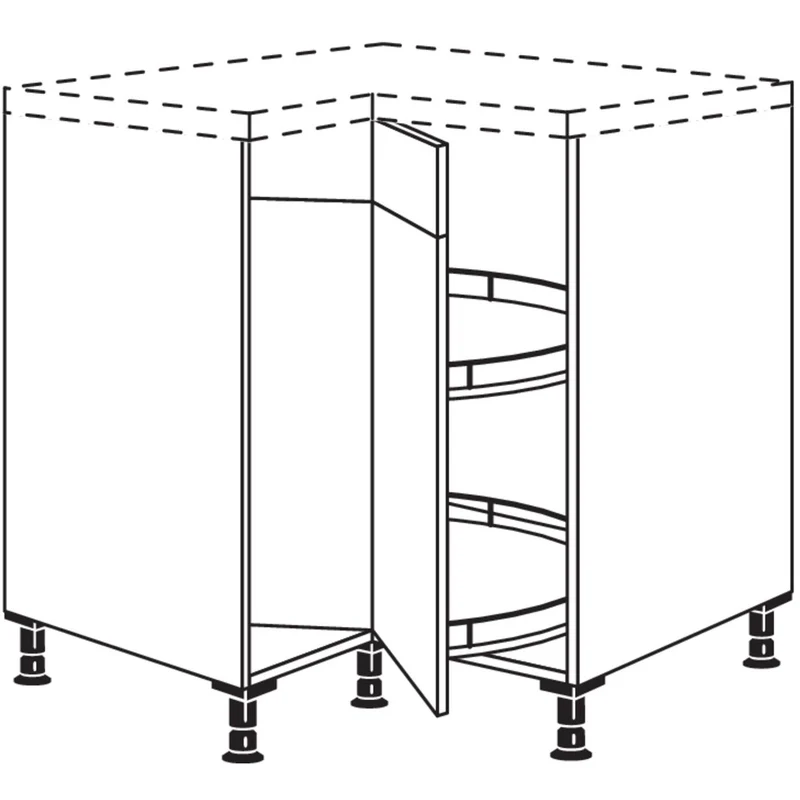 nobilia Maxi-Karussellschrank UEK80-M 80 cm