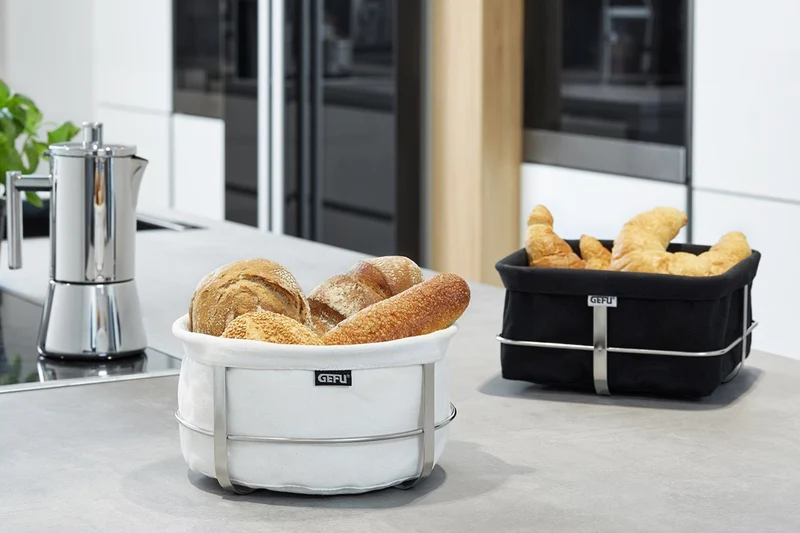 GEFU 'Brotkorb BRUNCH rund weiß'