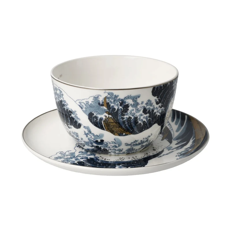 Hokusai - Die Welle, Goebel, Milchkaffeetasse, 2024