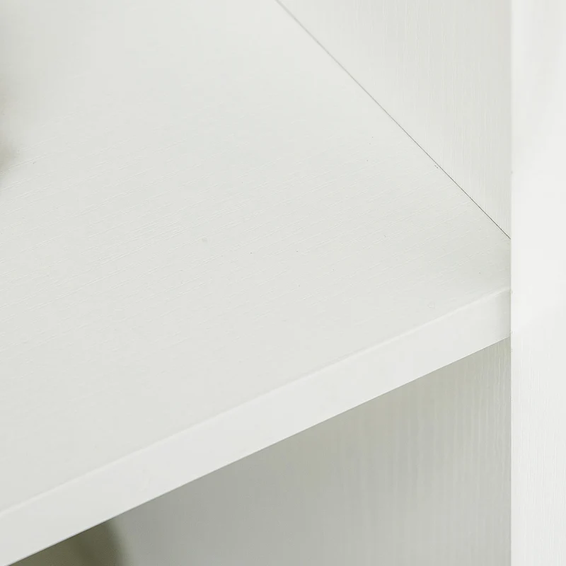 Vinsetto Schließbarer Büroschrank, 2 Türen, 80x40x80 cm, Weiß