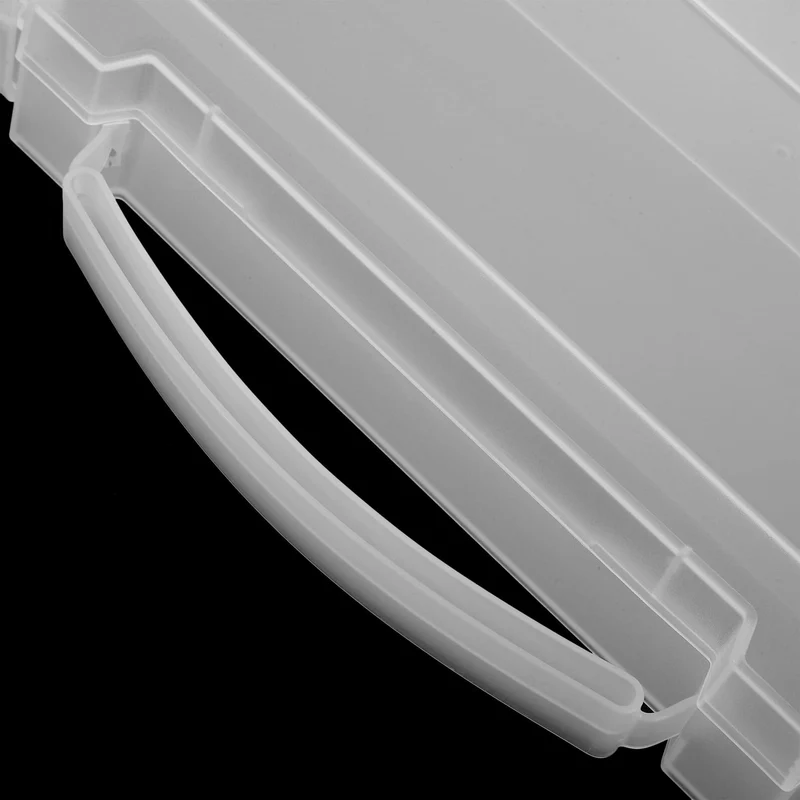PLAFOPE 3stücke Transparente Aufbewahrungsbox aus Kunststoff mit Deckel Kleiner Organizer-box für Fotoaufbewahrung Aktenordner-organizer aus Strapazierfähigem Pp für Büro und Zuhause