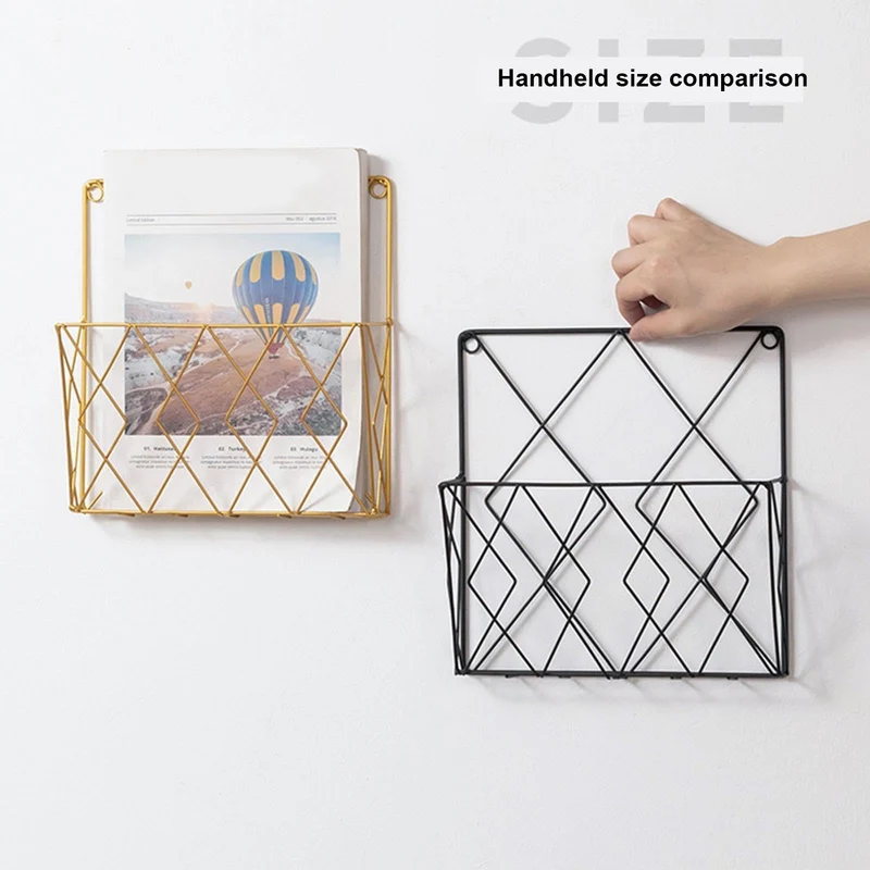 Metall Zeitschriftenhalter Wand Dokumenten Organizer