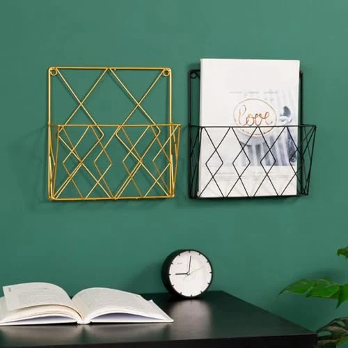 Metall Zeitschriftenhalter Wand Dokumenten Organizer
