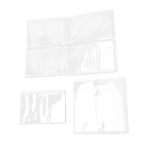 Transparente Klebetaschen für Planer, 5,9x3,9 Zoll Klare Eckhalter
