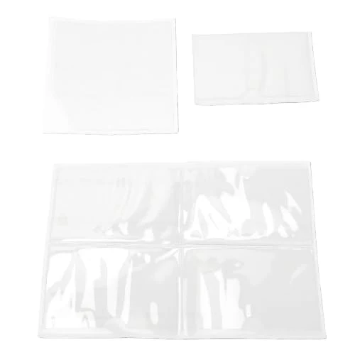 Transparente Klebetaschen für Planer, 5,9x3,9 Zoll Klare Eckhalter