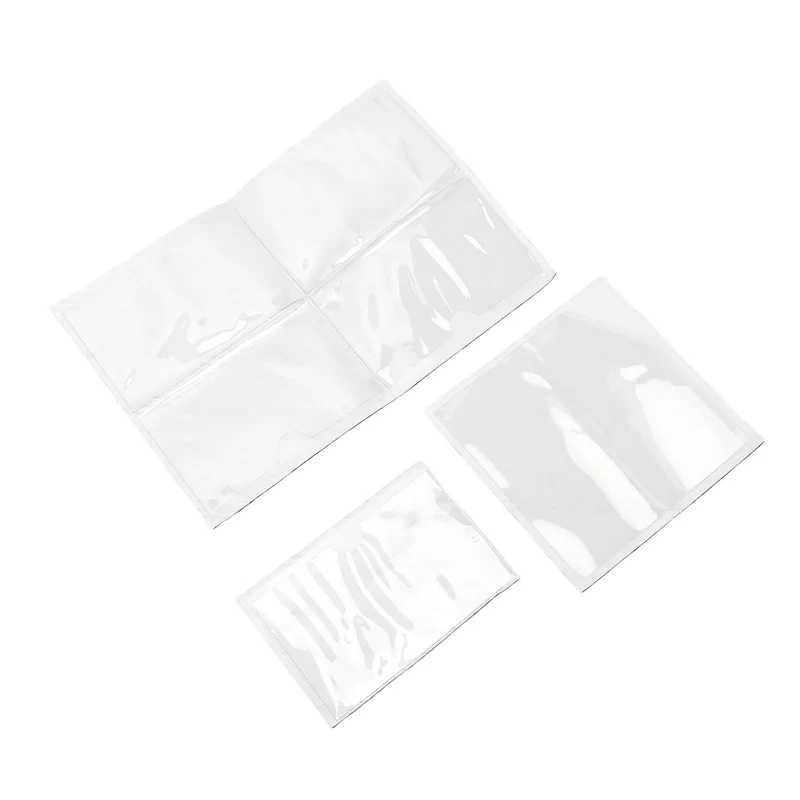 Transparente Klebetaschen für Planer, 5,9x3,9 Zoll Klare Eckhalter