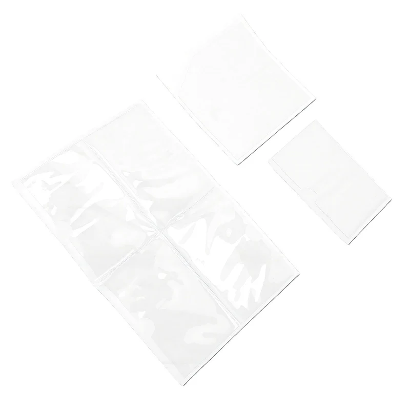 Transparente Klebetaschen für Planer, 5,9x3,9 Zoll Klare Eckhalter