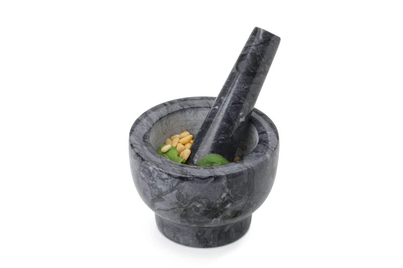 WEIS - Mörser aus Granit inkl. Stößel - Durchmesser 13 cm