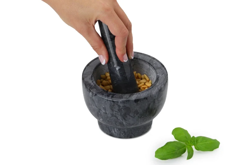 WEIS - Mörser aus Granit inkl. Stößel - Durchmesser 13 cm