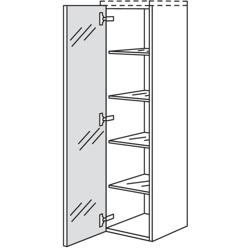nobilia Midischrank BMSP30-130 30 cm