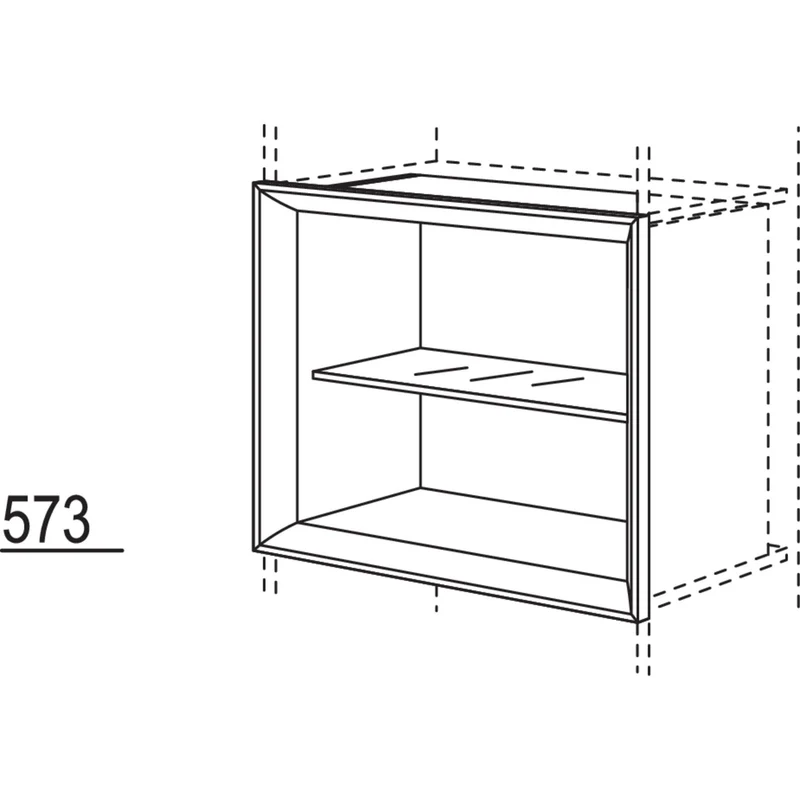 nobilia Regaleinsatz Case CDE60-58 59,4 cm
