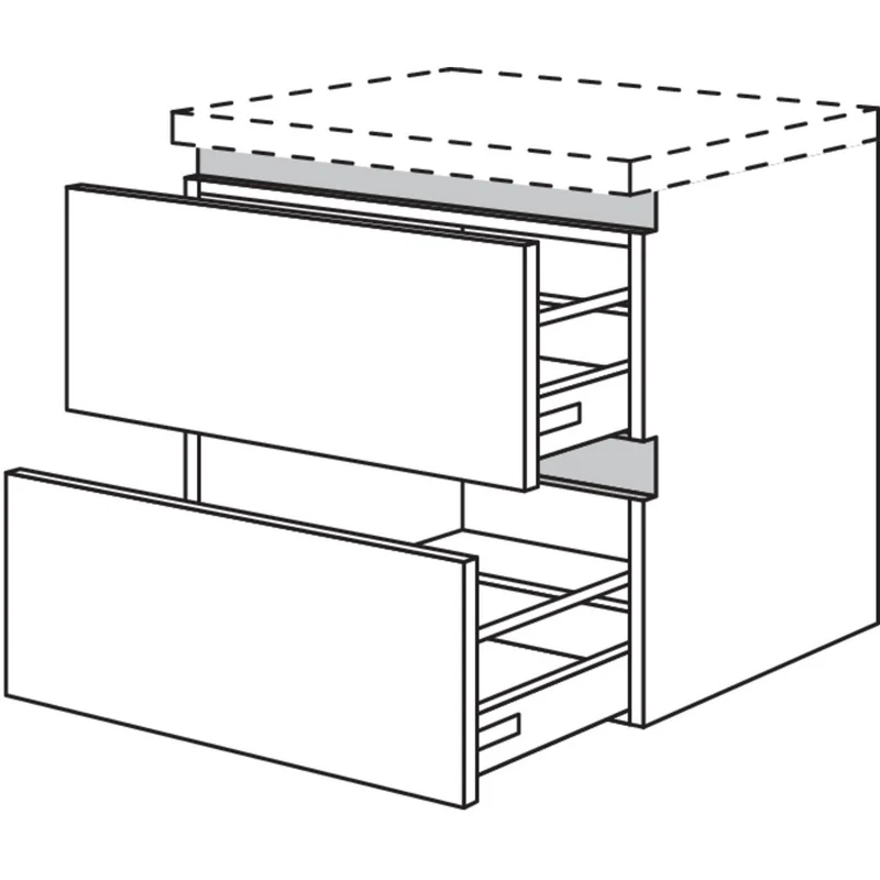 nobilia Auszugschrank NBU2A120-63 120 cm