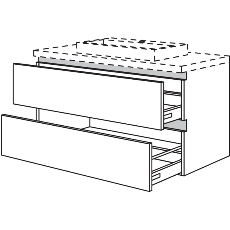nobilia Waschtischschrank NBWSA100-63 100 cm