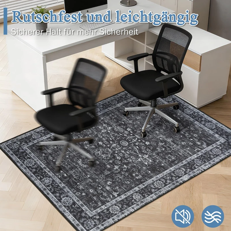 Bodenschutzmatte Bürostuhl 120x150cm Schreibtischstuhl Unterlage Hartboden