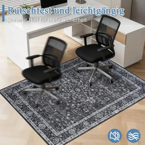 Bodenschutzmatte Bürostuhl 120x150cm Schreibtischstuhl Unterlage Hartboden