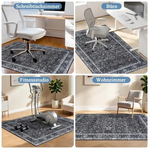Bodenschutzmatte Bürostuhl 120x150cm Schreibtischstuhl Unterlage Hartboden