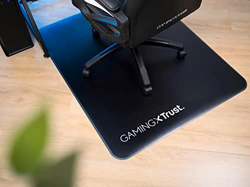 GXTrust Bodenschutzmatte 99 x 120 cm Stuhlunterlage für Hartböden, Schwarz