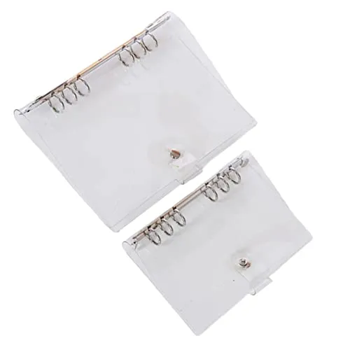 Pvc Notizbuchhülle mit Sechs Löchern, 2 Stück, für Tagebuch und Planer