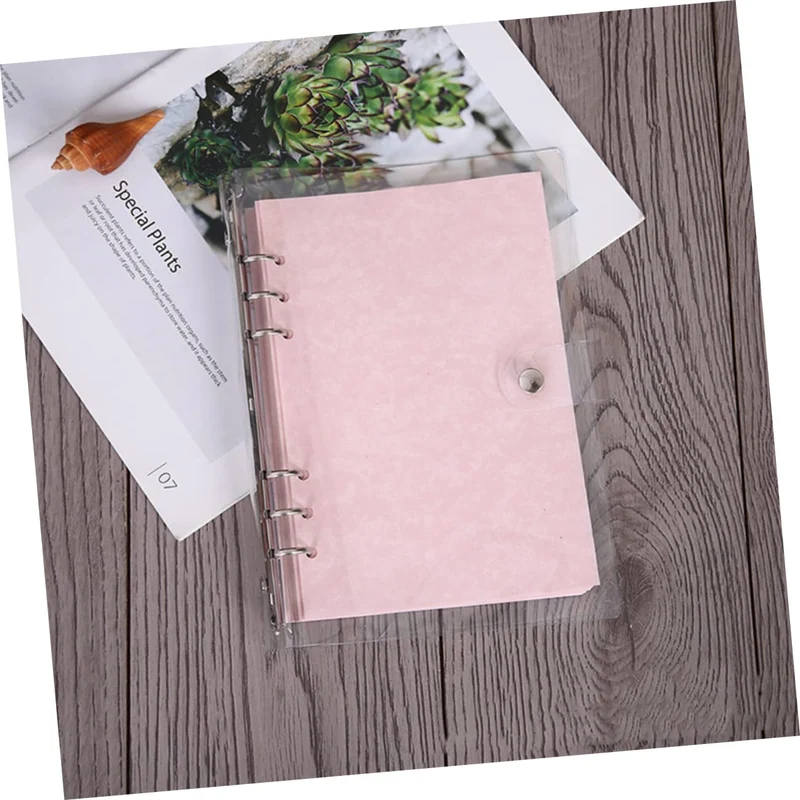 Pvc Notizbuchhülle mit Sechs Löchern, 2 Stück, für Tagebuch und Planer