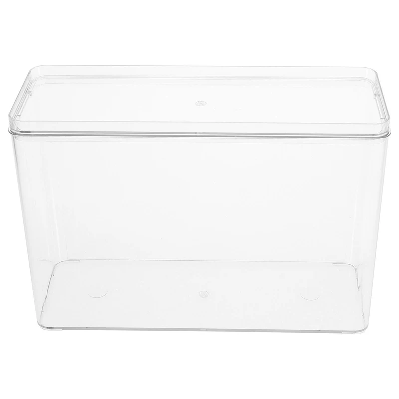 Toyvian Acryl Aufbewahrungsbox für Schreibtisch und Haushalt, Transparent