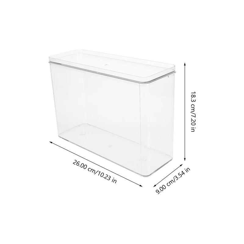 Toyvian Acryl Aufbewahrungsbox für Schreibtisch und Haushalt, Transparent