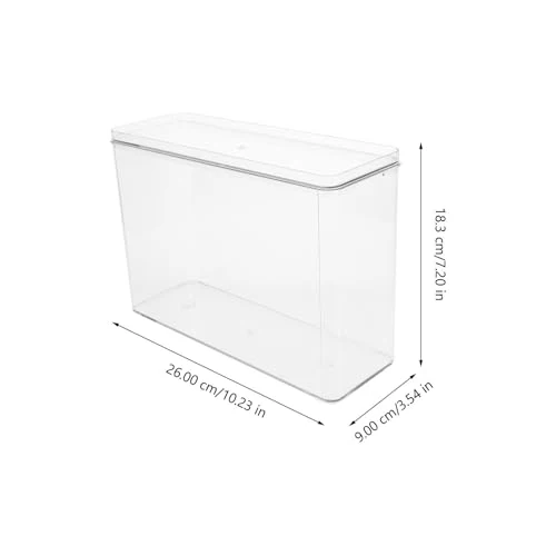 Toyvian Acryl Aufbewahrungsbox für Schreibtisch und Haushalt, Transparent