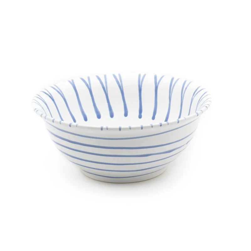 Gmundner Keramik 'Blaugeflammt - Salatschüssel (Ø 26cm)'