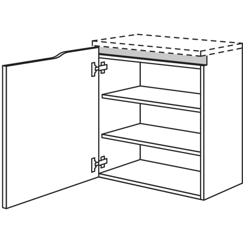 nobilia Abschluss-Sideboard Curve NBSAC60-72 60 cm