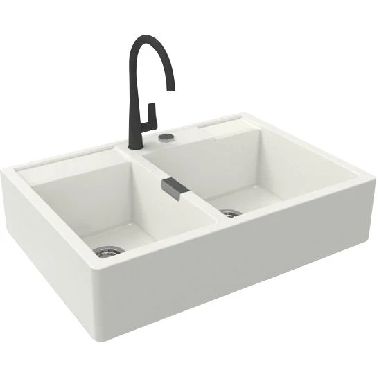 SCHOCK: Spülenstein Kallio M 175, aus CRISTADUR® Green Line, Day Green Line 87296 89,8 cm