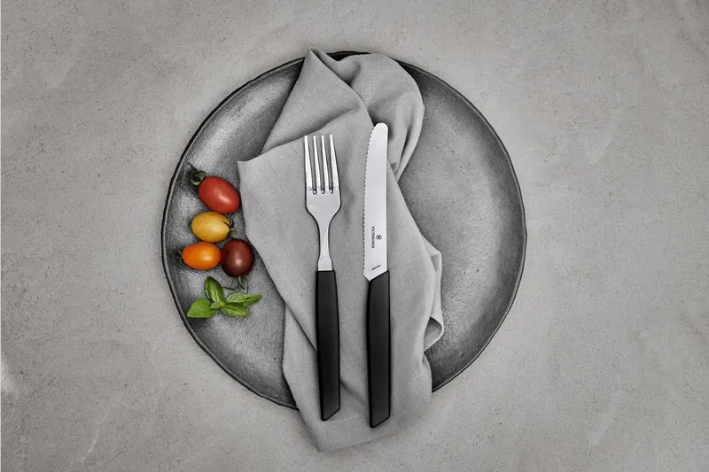 Victorinox - 'Swiss Modern Tafelgabel schwarz