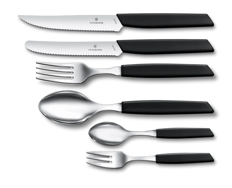 Victorinox - 'Swiss Modern Tafelgabel schwarz