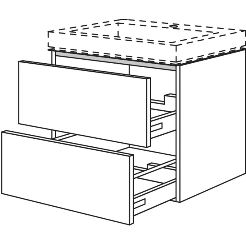 nobilia Waschtischschrank BWSAM80-58