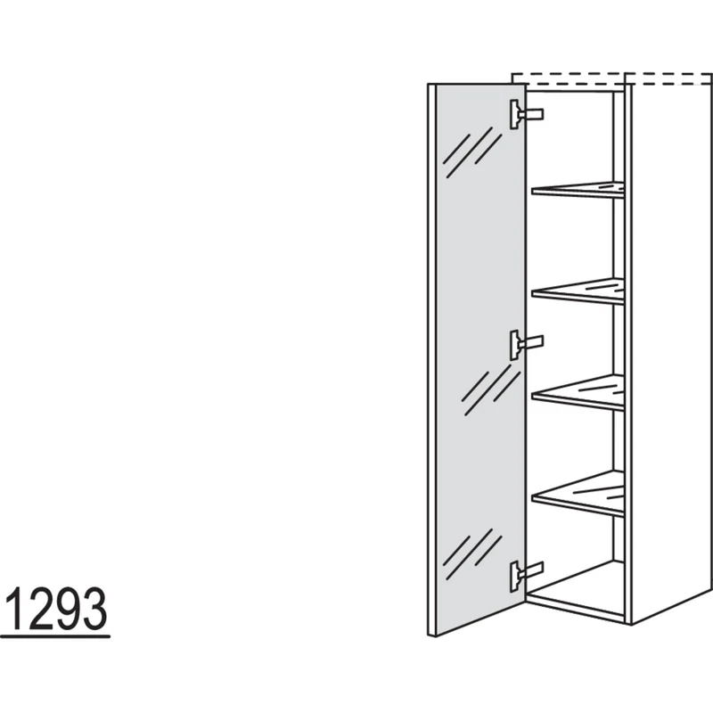 nobilia Midischrank BMSP45-130 45 cm